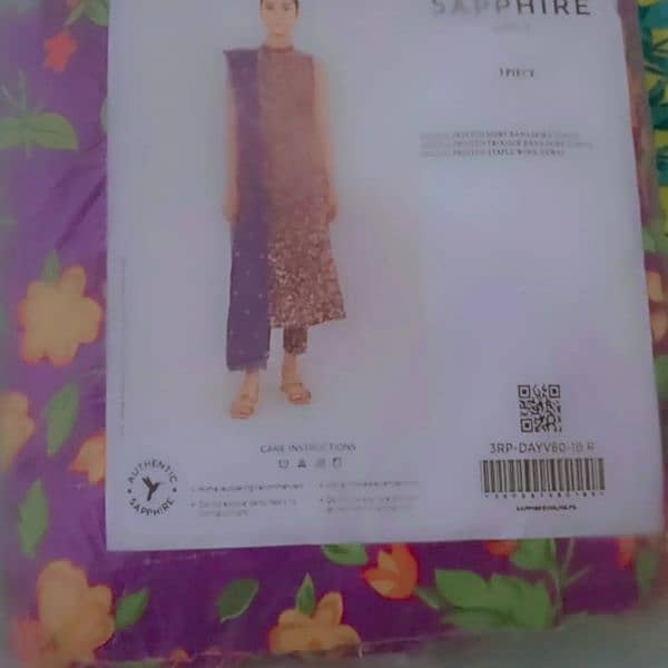 sapphire 3 piece original winter khaddar suit 0