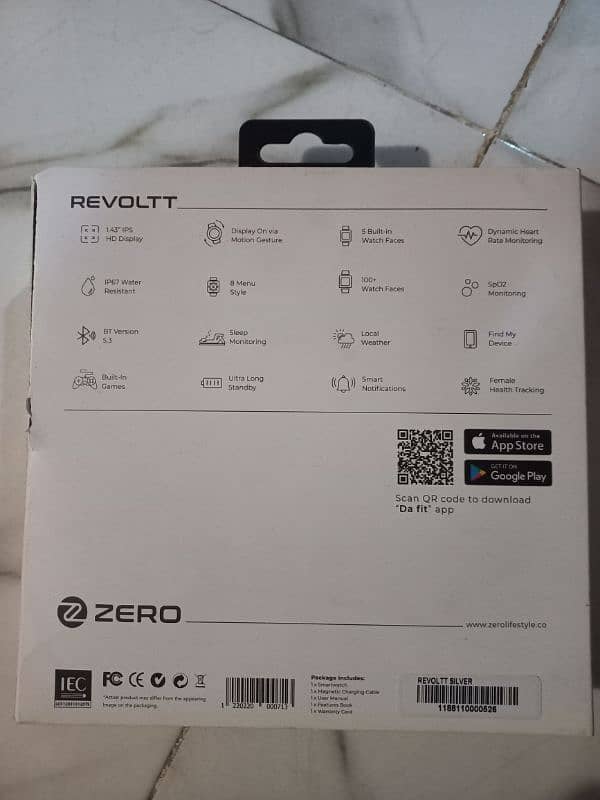 Zero REVOLTT SMART WATCH 3