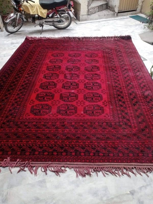 antique Afghani handmade kaleen 3