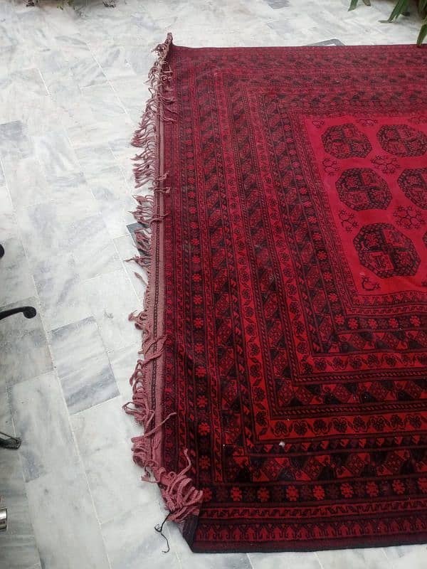 antique Afghani handmade kaleen 5