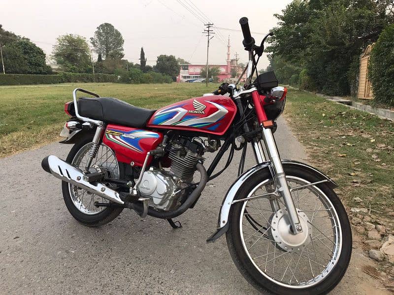 Honda 125 model 2022 registered 2023 Islamabad number 0