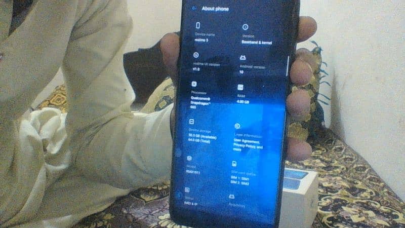 Realme c5 4.64GB snapdragon665 like new condition 2