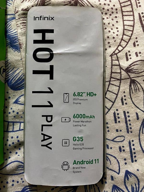 Infinix hot 11 play 4GB-128GB 11