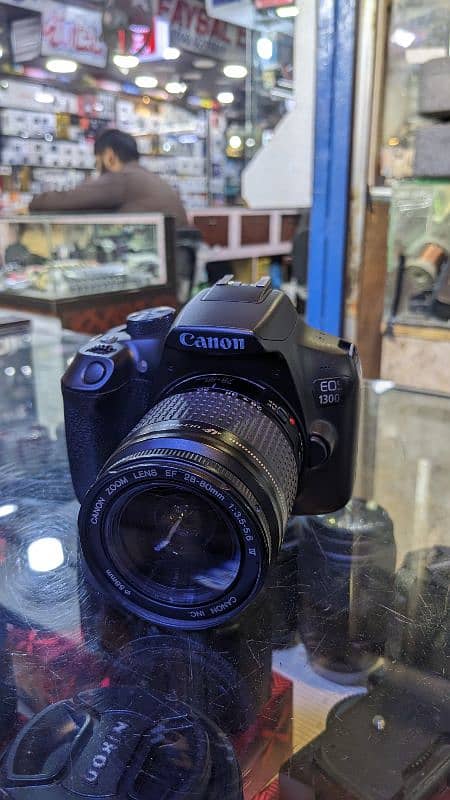 DSLR CAMERA CANON 1300D WITH LENS CONTACT 03212306356 0