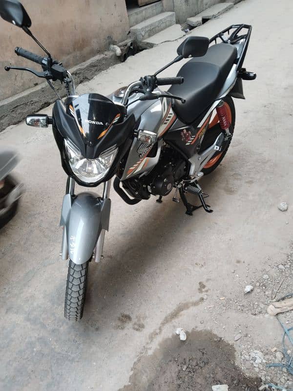 Honda cb150f 2024 model Islamabad number zero metar 5