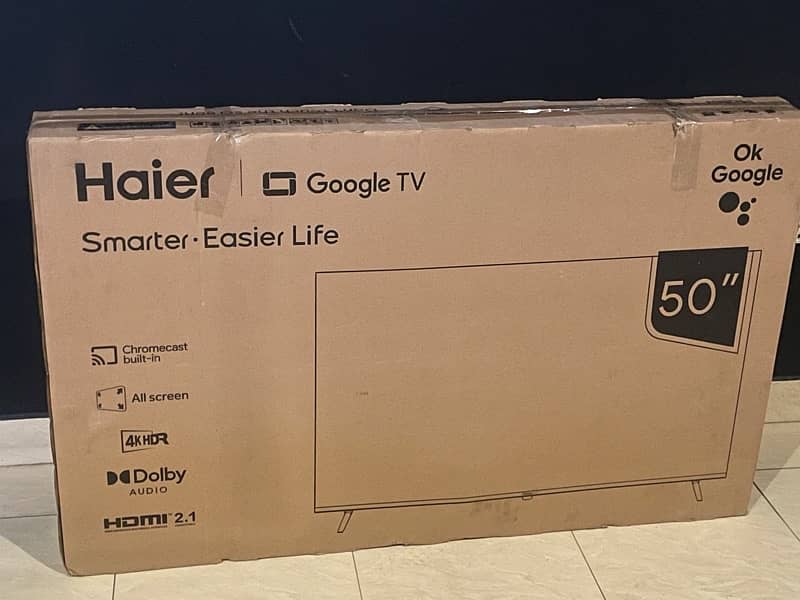 Haier 50 in Google Tv 0