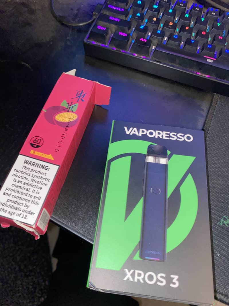 Vaporesso xros 3 ( vape) with flavor 0