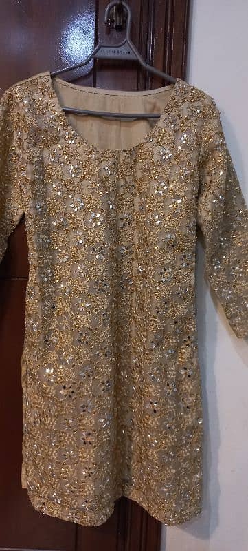 wedding dress golden shirt 4