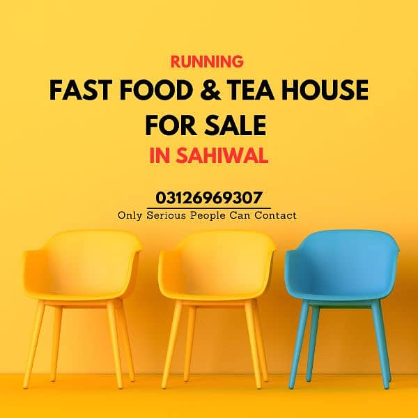 Fast Food & Chai Restaurant For Sale 0