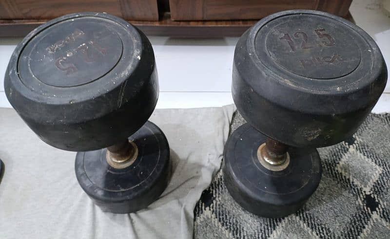 Imported he 12.5 kg ka aik dumbbell he 2