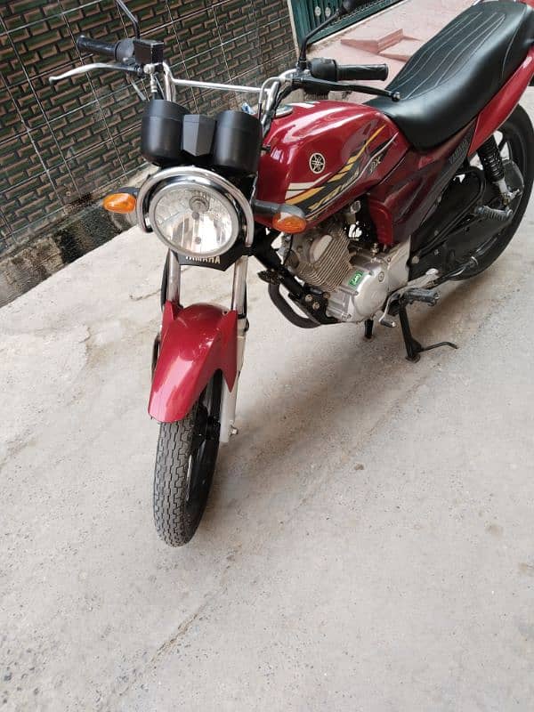 Yamaha ybz dx 125 2021 model Islamabad number lush condition 6