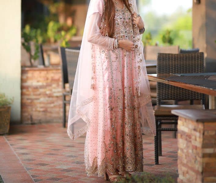 Party dress/formal dress/nikkah dress/fancy maxi/long frock/bridal 1