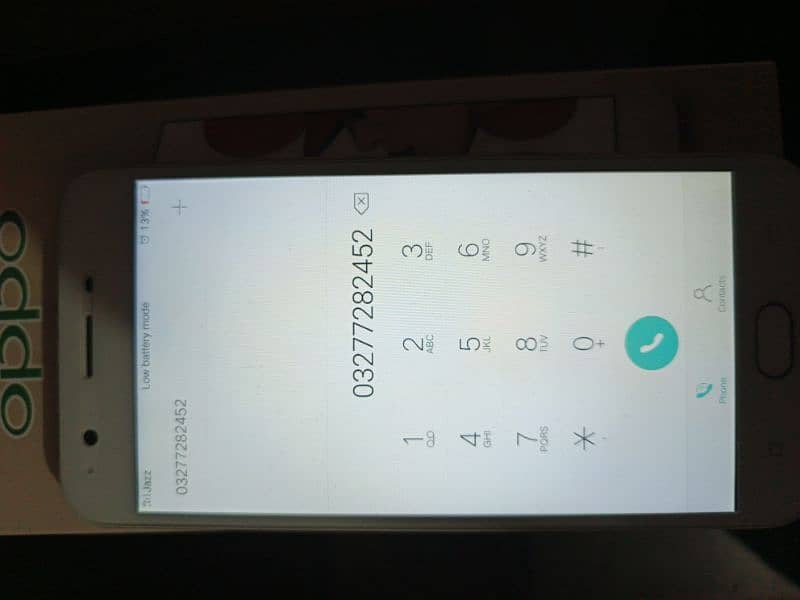 Oppo a57 with box and Charger 3