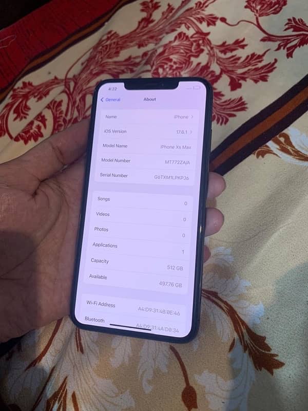 iphone xsmax pta  512gb waterpack new phone 2