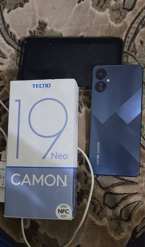 Tecno Camon 19 neo 6+6GB / 128 GB pta approved with box and charger 5