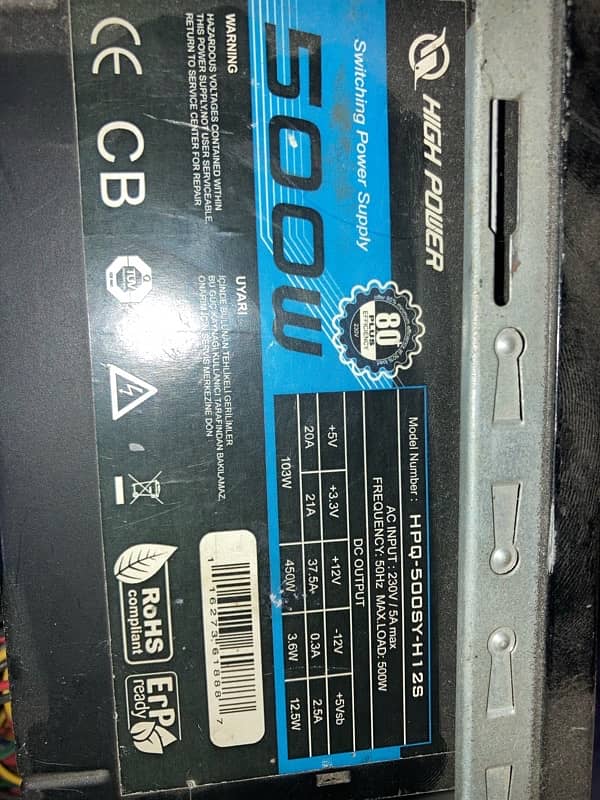 CORE I3 and PSU 80+ 8