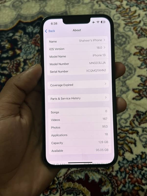 iPhone 13 128GB JV with box face id truetrone ok 6