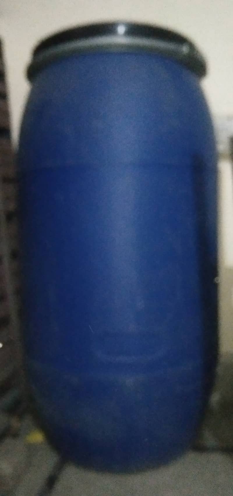 Water Drum blue, tough plastic 150 Ltr 1