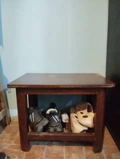 2 Pure Wood Side Tables for Sale. Heavy Wood