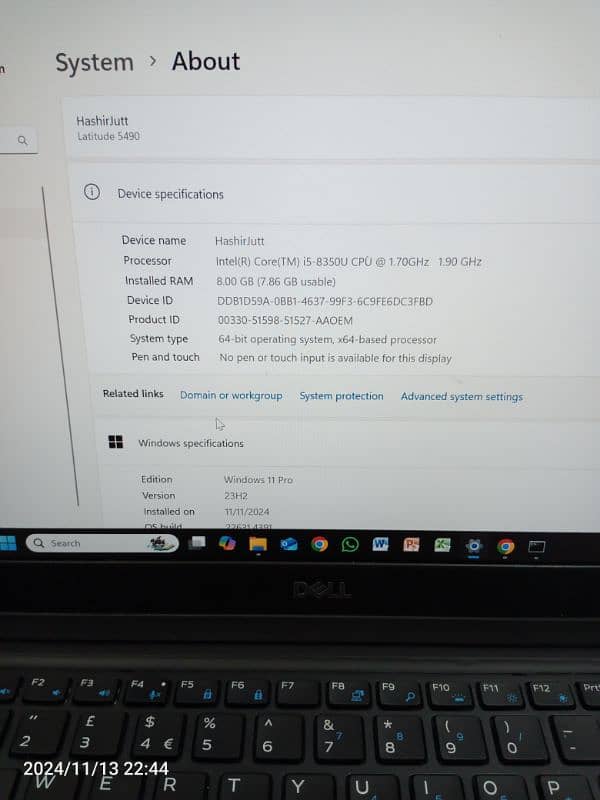 Dell Latitude 5490 i5 8th generation 2