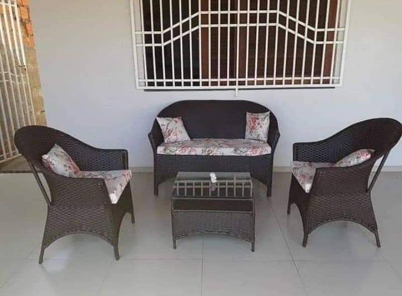 4 seater Rattan sofa set 9