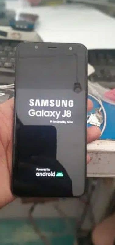 samsung j8 4/64 with box charger all ok phone 1