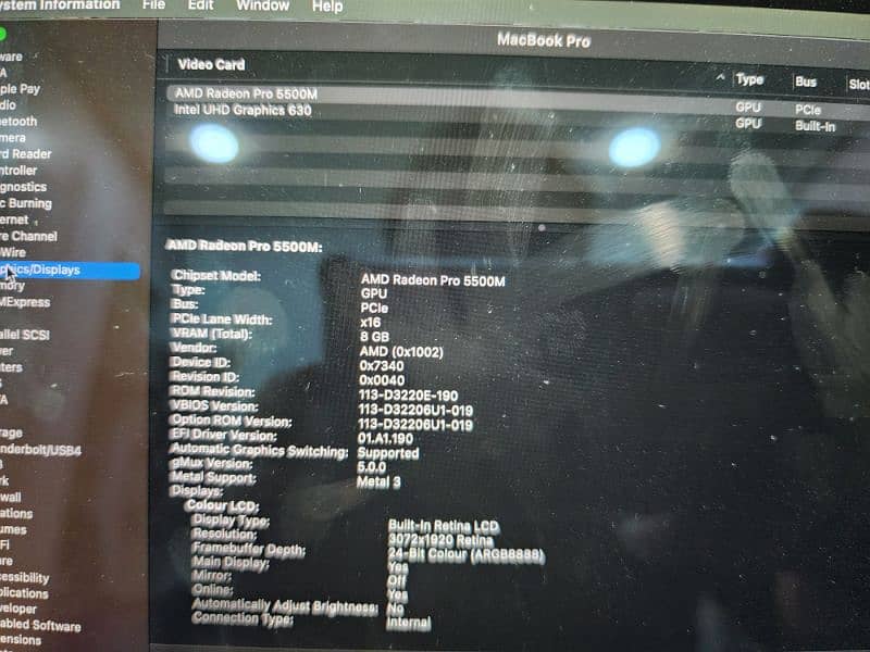 Apple Macbook Pro 16" 2019 64GB 2TB 8GB (Read ad details) 10