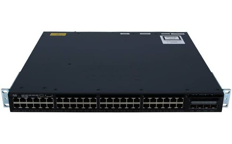 Cisco - WS-C3650-48PS-S - Cisco Catalyst 3650 48 Port PoE 2X10G & 2X1G 0