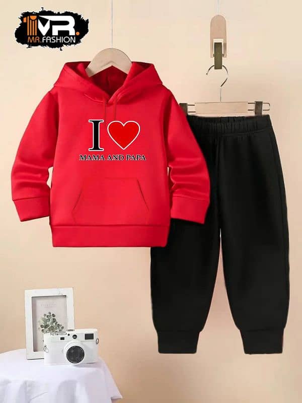 winter track suit kids hoodie 0