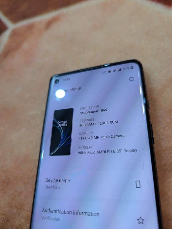 OnePlus 8 Dual sim Minir Crack 0