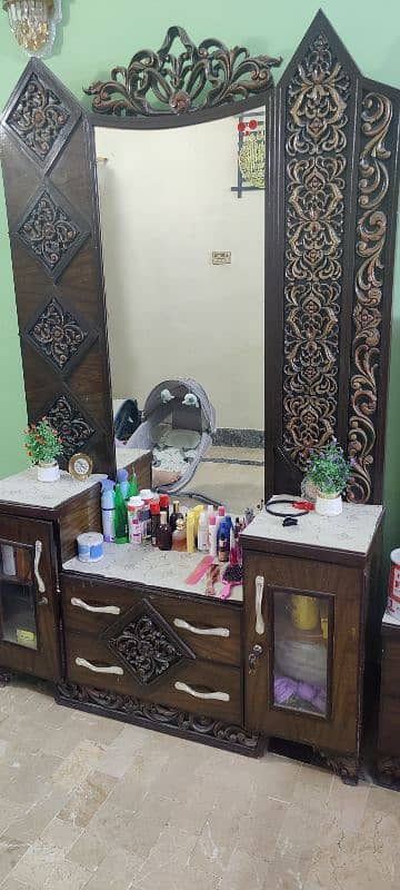 bad  and  side table and dressing table 1