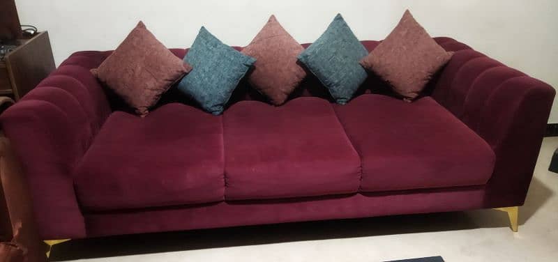 Beautiful Light Velvet Sofa Cushions 3