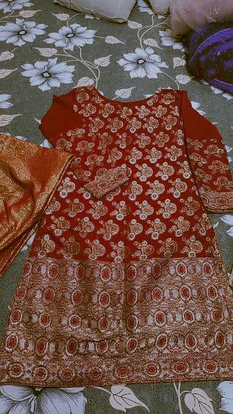 3pcs mehroon clr dress 0