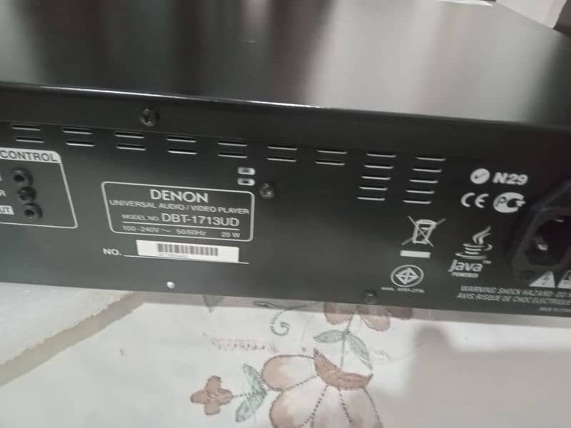 Denon Blue Ray Player 6