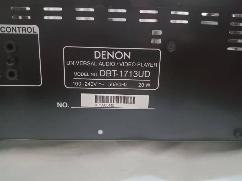 Denon Blue Ray Player 8