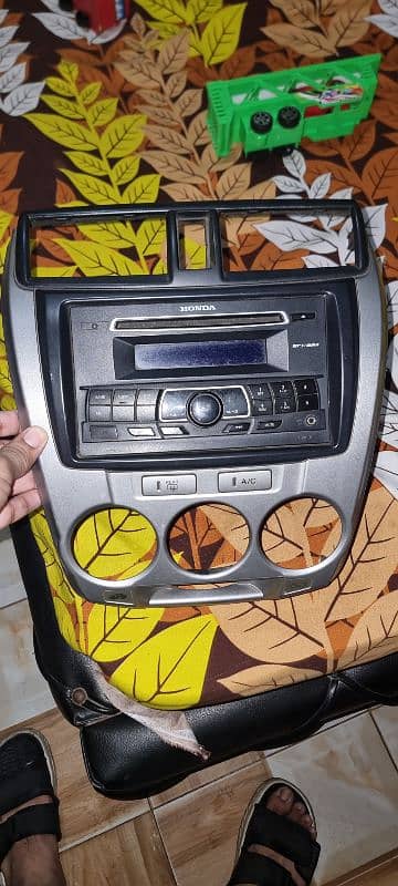 Jeniun Tape Deck & Fram Honda city multimedia front ac panel 0