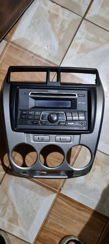 Jeniun Tape Deck & Fram Honda city multimedia front ac panel 1