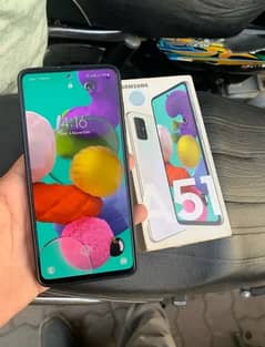 SAMSUNG A51 WITH BOX