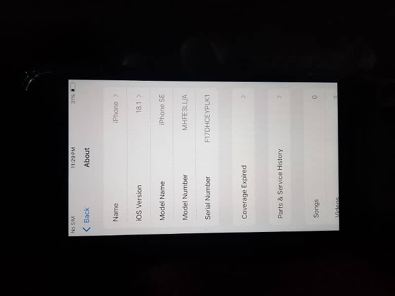 I phone SE 2020 jv (128gb) water pack 4