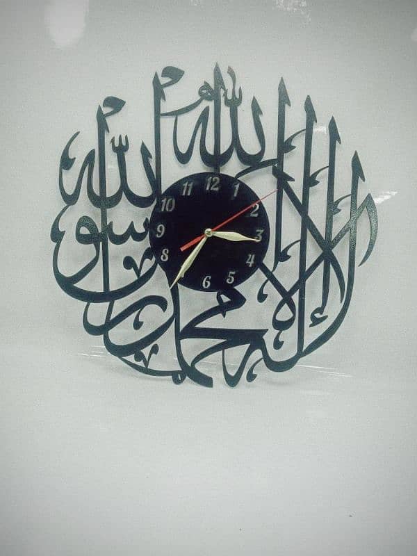 1 pc Islamic  wall clock 0