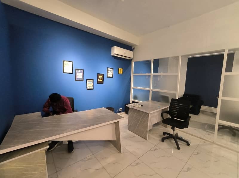 Fully Furnished Independent Office Floor Alhafeez Executive Gulberg 0