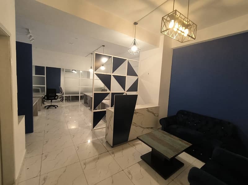 Fully Furnished Independent Office Floor Alhafeez Executive Gulberg 5