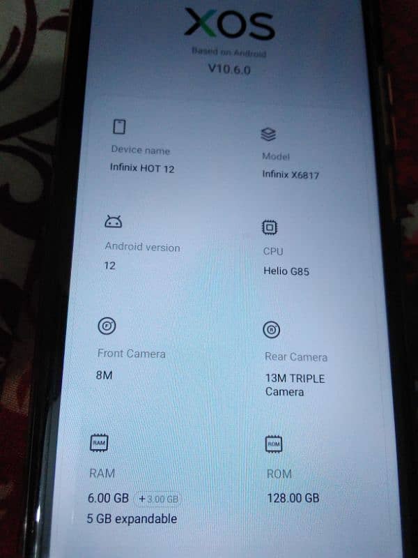 infinix hot 12 6