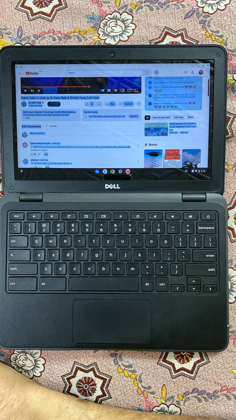 Dell chromebook touch screen with original charger 4