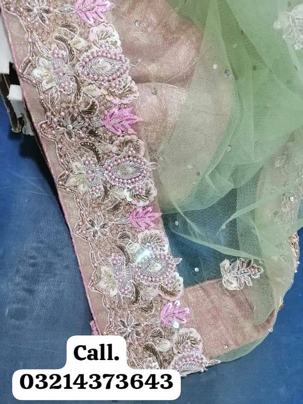 Bridal lehenga and maxi one time used 1