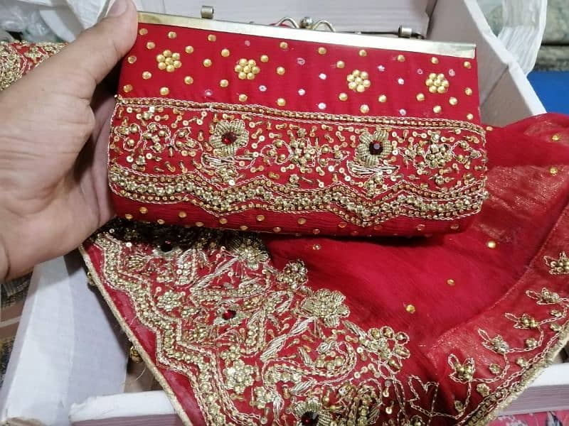 Bridal lehenga and maxi one time used 3