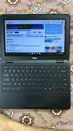 Dell chrome book with touchscreen and original charger