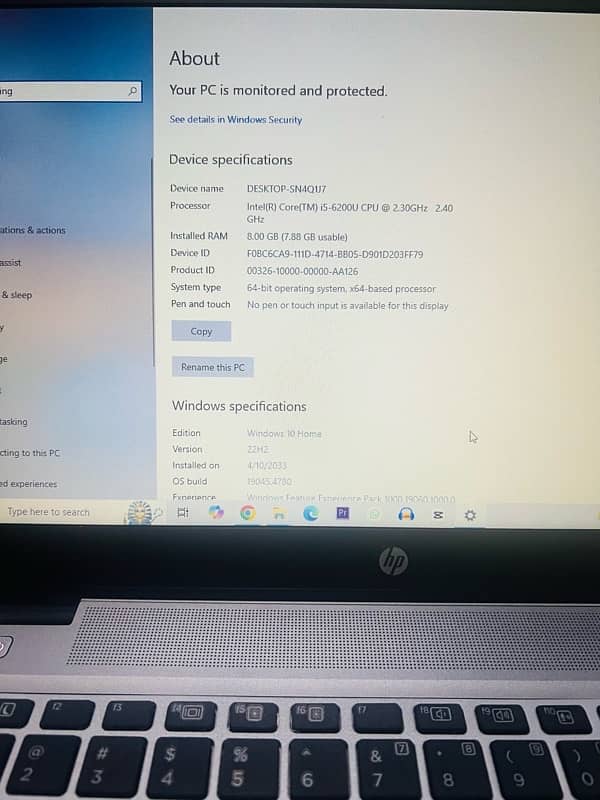 Hp Elite Book Core i5 6th generation 6