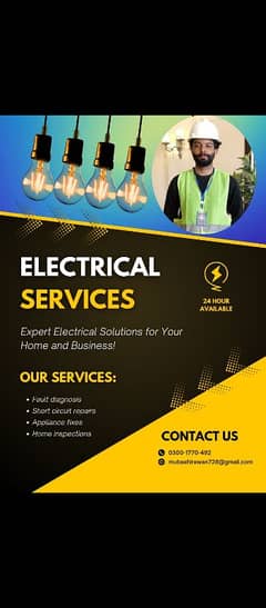 Electrician plumbing service