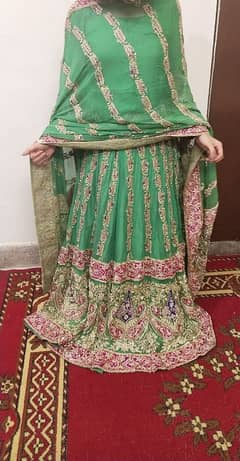 lehanga and dupatta with dabka work